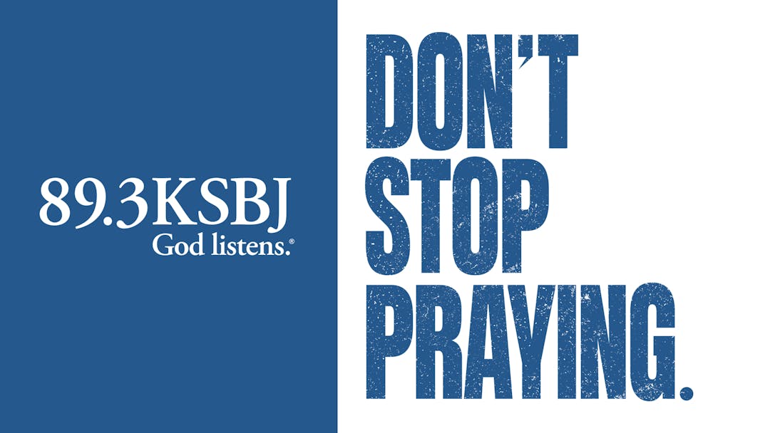 "Don't Stop Praying" Yard Sign Stops