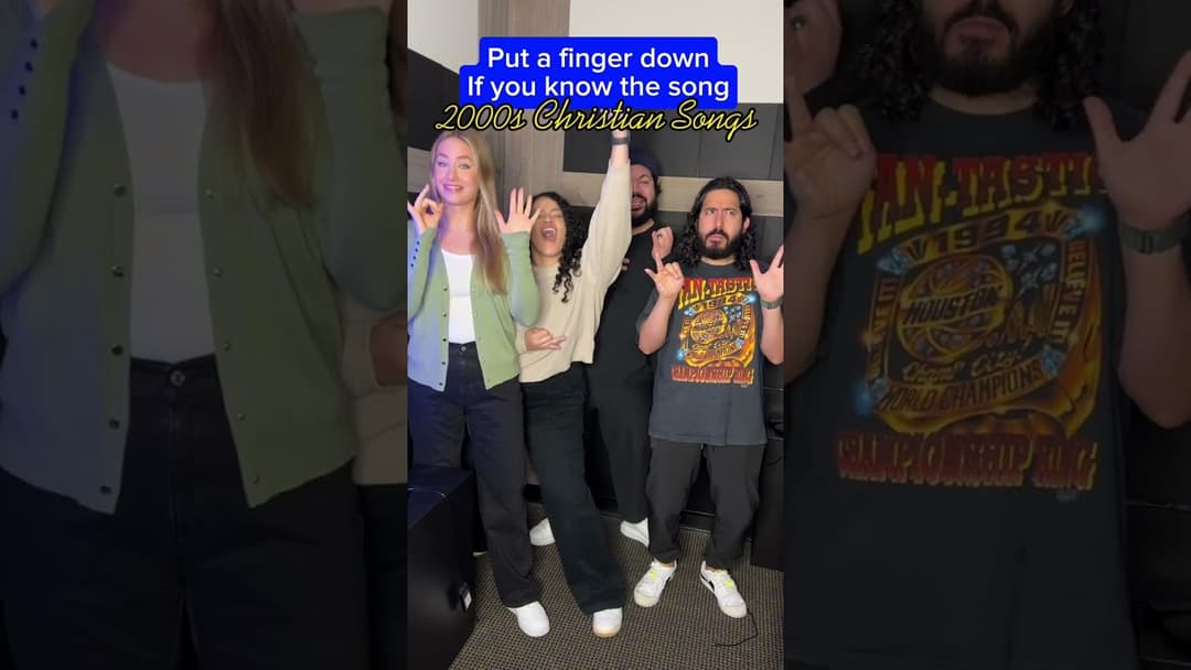 Put a Finger Down If You Know The 2000s Christian Song