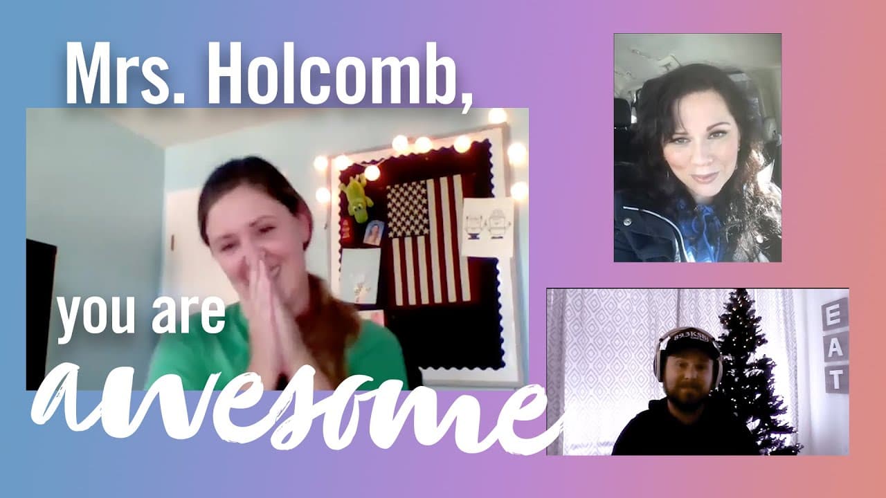 You’re Awesome Mrs. Holcomb | Teacher Appreciation